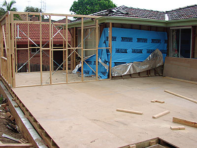 The fourth bedroom goes up