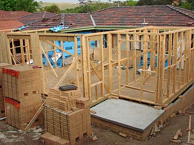 The walls go up.